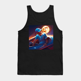 Baseball player illustration Tank Top